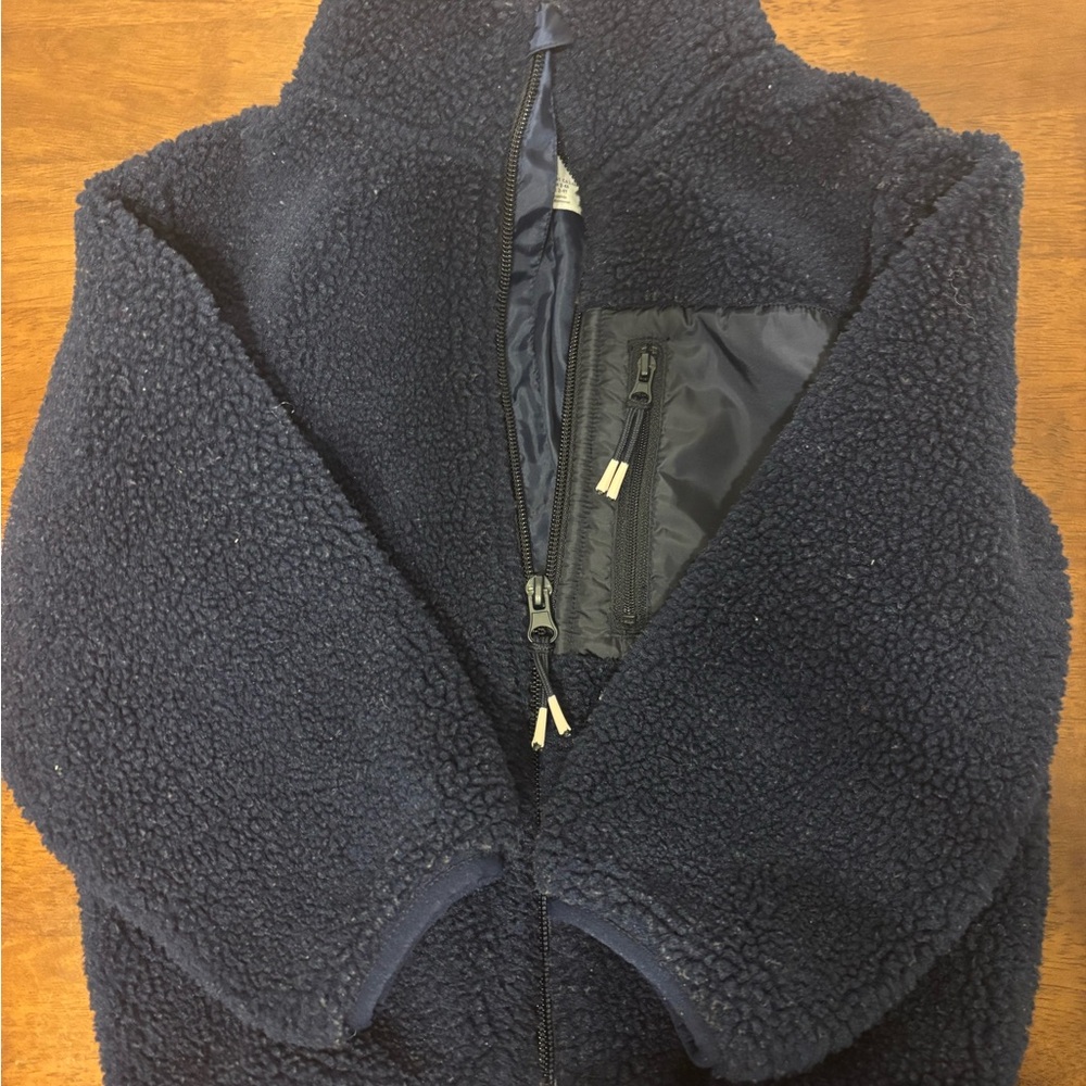 H&M Midnight Blue Fleece Jacket